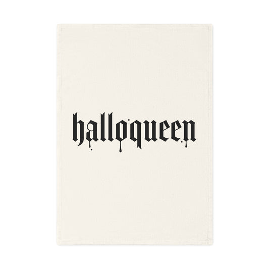 Halloween 'Halloqueen' Tea Towel