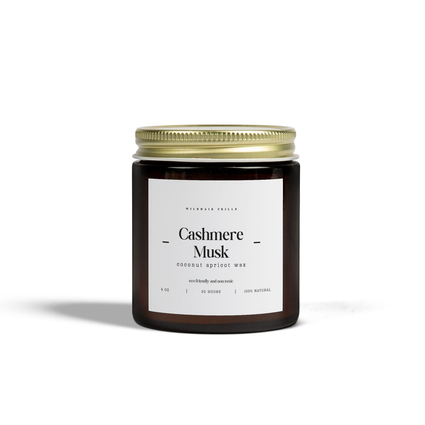 Cashmere Musk, Coconut Apricot Wax Candle (4oz, 9oz)